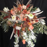 Bridal Bouquet Custom 12-14" Cascading forever flowers (artificial). Made to Bride's Specifications