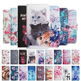 For Samsung A13 A22 A32 A52 A72 5G Case Flip Painted Leather Wallet Stand Cover