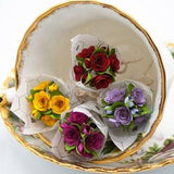 Mini Paper Rose Bouquet, Gift Topper, Keepsake
