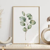 Eucalyptus Print, Greenery Print, Spring Decor, Sage Green Wall Art, Eucalyptus Branch, Watercolour Leaf Print, Minimalist Leaf Painting