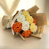 Thai Roses, Crochet Roses, Home Decor, Desk Decor, Office Decor, Birthday Anniversary Wedding Gift For Girls, Friends, Valentine's Day gift