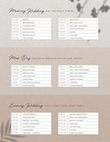 Everything you need to know to build the perfect wedding day timeline Flower Delivery
