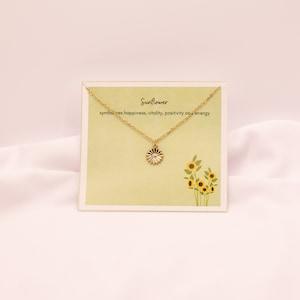 Sunflower Necklace