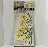 Day Lily Border D-409 Stencil Ease Garden Delight Stencils Leslie Powers 1998