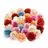for Crafts Peony Flower Head Silk Artificial Flowers for Wedding Decoration