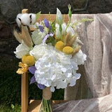 Wedding Bouquet, Bridal Bouquet, Wedding Flower, Silk Flower, Artificial Flower, Dried Flower, Petite Bride