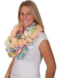 LOT OF 6 HAWAIIAN CARNATION FLOWER LEIS LUAU BEACH PARTY CARNIVALS DECORATION