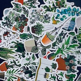 50 pcs "Greenhouse" Sticker Pack | Laptop Stickers | Greenhouse | Ferns | Plants | Vinyl | Planner | Stickers | Accessories | Aesthetics