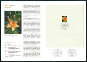 GERMANY FOLDER 2006/22 FLORA FLOWERS FIRE LILY