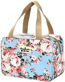 Large Makeup Bag Toiletry Bag for Women Make Up Bag Cosmetic Bag Peony Flower