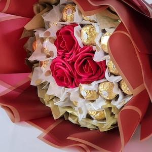 Chocolate Bouquet Ferrero and Lindt, Birthday Gift for her, Anniversary Gift, Ramadan, Eid, Congratulations, Easter, Thank You Gift Bouquets