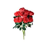 10pcs Coral Open Roses, Long Stem, Alice Roses, Artificial Roses, Silk Wedding Roses,Roses Bouquets, Faux artificial Roses ,2 bunches