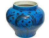 # 4998 Superb Chinese Yuan Style  Vase W/Peonies  Flowers 11.5" H