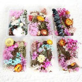 Mixed Dried Flower Photo Frame Aromatherapy Candle Resin Epoxy Filling Craft DIY
