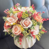 Autumnal Bouquet soap, Mother??s Day gift, Peony Bouquet Soap, Birthday gift for your mom, Birthday Gift, Handmade Soap, Decorstive Soap,