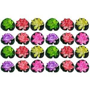 Floating Pond Decor Floating Lily Flower Artificial Water Lily Simulation Plant