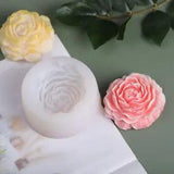 Peony Flower Silicone Molds - Candle Casting Wax Mould Resin Making Supplies 1pc