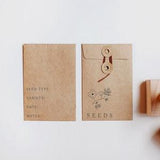 Seed Labels, Flower Seed Labeling, Stamp Set for Seed Envelopes, Labels for Saving Seeds, Seed Envelope Stamps, Labels for Gifting Seeds