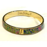 Lily Pulitzer Enamel Pastel and Gold Tone Bangle