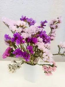 Dried Limonium flower bouquet 8'' (20cm Dried Statice flower home Wedding flower