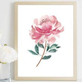 Peony Watercolor Art, Pink Art Decor, Peony Bouquet Print, Peonies Bouquet, Mauve Peony, Farmhouse Decor, Home Office Decor, Printable Art
