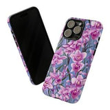 pink phone case with flowers