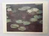 Pink Water Lilies By Claude Monet Vintage Postcard