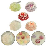 Candle Peony Flower Shaped Charming Durable Elegant Exquisite Handmade