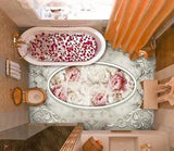 3D Jade Peony Flowers A9373 Floor WallPaper Murals Wall Print Decal AU Vera 2023