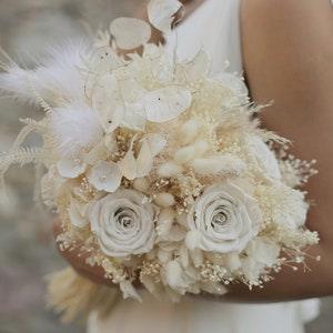 Bridal bouquet, bridal accessories, wedding bouquet, dried flower bouquet, wedding accessories, wedding flower, bridal flower, White Bouquet