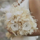 Bridal bouquet, bridal accessories, wedding bouquet, dried flower bouquet, wedding accessories, wedding flower, bridal flower, White Bouquet
