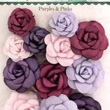 STUDIOLight - Paper Flowers -  Purples & Pinks