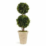 PG 20" DOUBLE SPHERE TOPIARY, 6x6x20 Inches