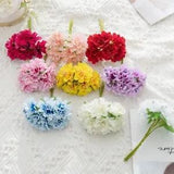 18pcs Artificial Flowers Bouquet Decorations Handmade Wreath Gifts Fake Plants