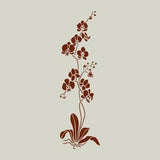 Adhesive vinyl stencil. Orchid. Flower. Orchid (ref 291) stencil