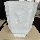 Vintage | Anchor Hocking | Fire King | Milk Glass | Pedestal Planter | Urn