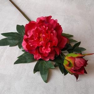 artificial peony, artificial flowers, pink peony, pink flowers, pink wedding, pink home decor, pink bouquet, peony flower, peony home decor
