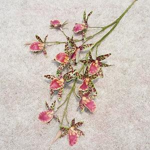 Luxury Orchids Long branch Artificial Flowers Butterfly Orchid for Christmas Home Wedding fall Decorations flores artificiales