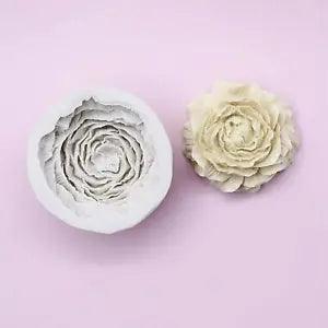 Peony Candle Casting Model Silicone Durable Lightweight Flower Silicone Polymer