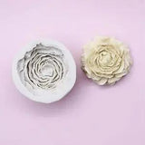 Peony Candle Casting Model Silicone Durable Lightweight Flower Silicone Polymer