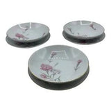 Lot Of 6 Japan?Royal Court Vintage Fine China 3 Bowls 3 Saucer Carnation Design