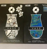Modgy Expandable Plastic Flower Vases Tiffany Magnolia & Water Lilies