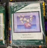 Elsa Williams Crewel Embroidery Kit Imperial Lily by Justin Coopersmith Lillies