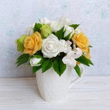Polymer Clay Flowers Bouquet, Hand modeling, Housewarming gift