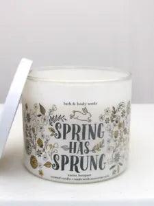 BATH & BODY WORKS SPRING HAS SPRUNG 3-WICK SCENTED CANDLE 14.5 OZ