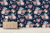 3D Peony Flower 6184NA Wallpaper Wall Mural Removable Self-adhesive Fay