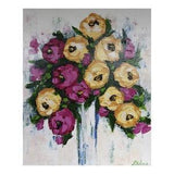 Peony Original Painting Floral Lover Gift 20 by 16 Flowers Fine Art Bouquet Peonies Canvas Wall Art by ZannaJuhnoArt.