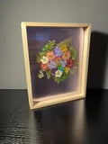 Spring multicolor Pressed Flower Art