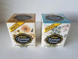 2 Vtg Kleenex Prints Boutique Tissue Boxes 1976 Flowers Daisies Roses Carnations