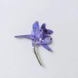 12PCS Real Pressed Dry mini Flower purple Flower Head for art candle craft FSS44